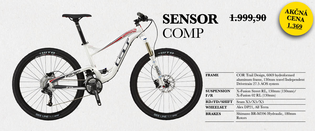 Celoodpružené kolo v akci - GT Sensor